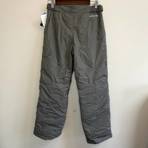 NWT Youth Columbia Ice Slope II Insulated Ski Pants Snow Pants Grey Large 14/16 - Picture 3 of 8